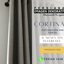 Detalle de cortina decorativa